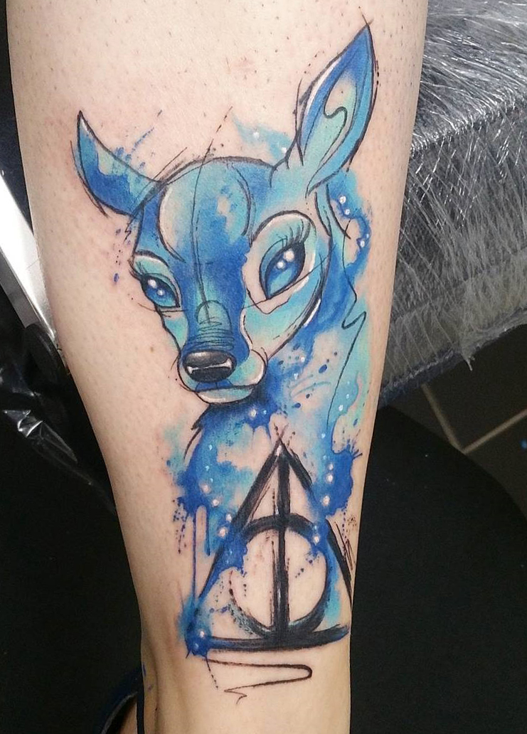 Harry Potter Doe Patronus Tattoo / Harry Potter Tattoos POPSUGAR